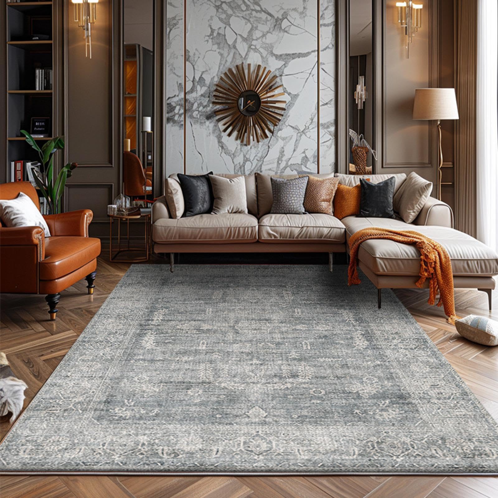 Tapis de chevet pour chambre à coucher Feng Shui pour une ambiance zen
