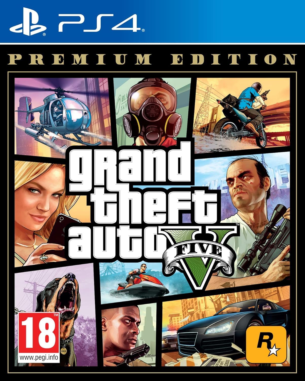 Grand Theft Auto V Premium Edition for PS4 - PlayStation 4 - New Original