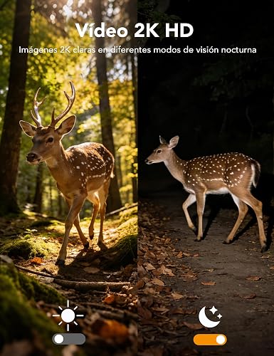 GNCC Camera de Chasse Solaire sans Fil 4G 2K avec Carte Sim Pas de Wi-FI - 4