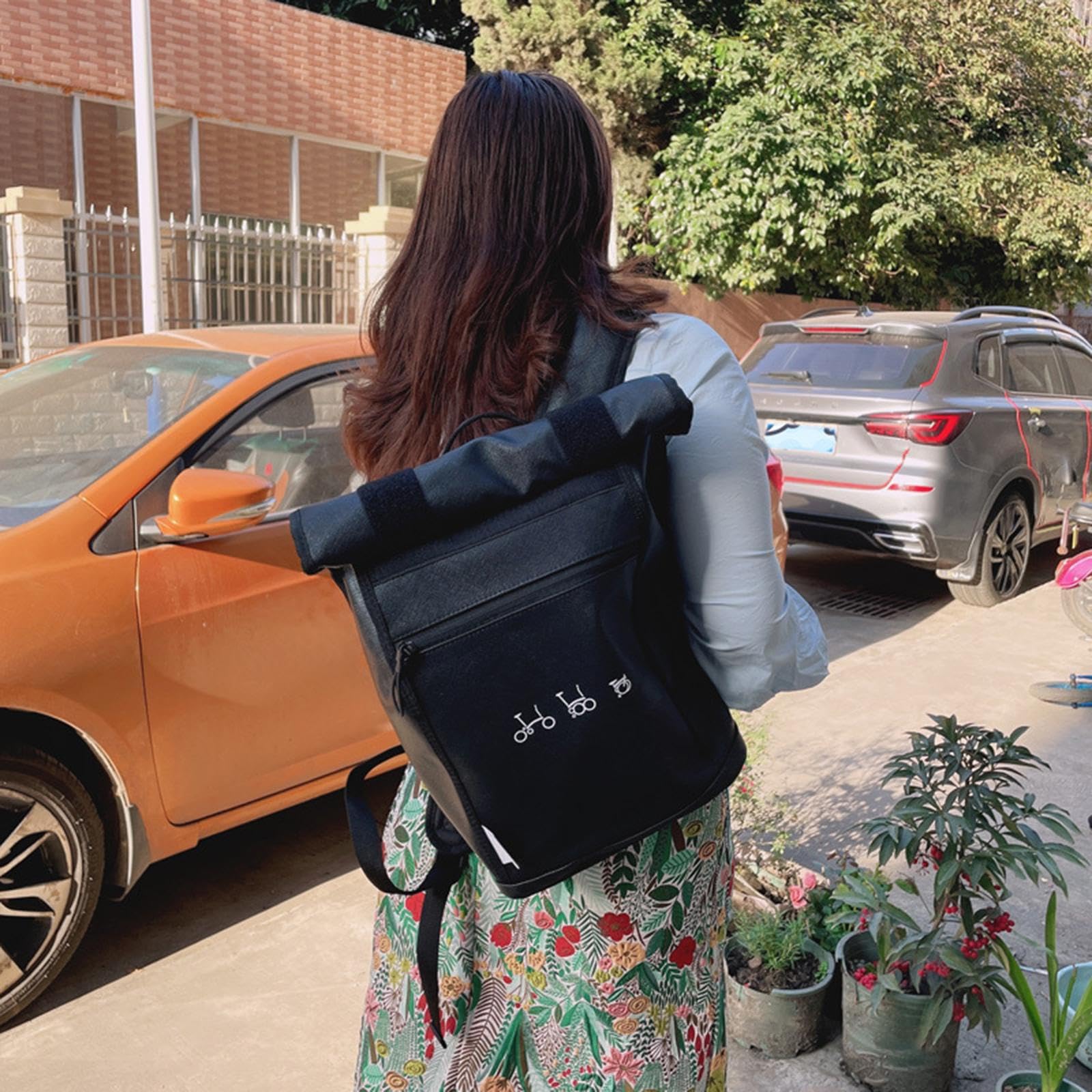 Cesta delantera plegable para bicicleta, elegante y desmontable, ideal para mochilas de bicicleta y almacenamiento de accesorios de ciclismo al aire libre, con funda