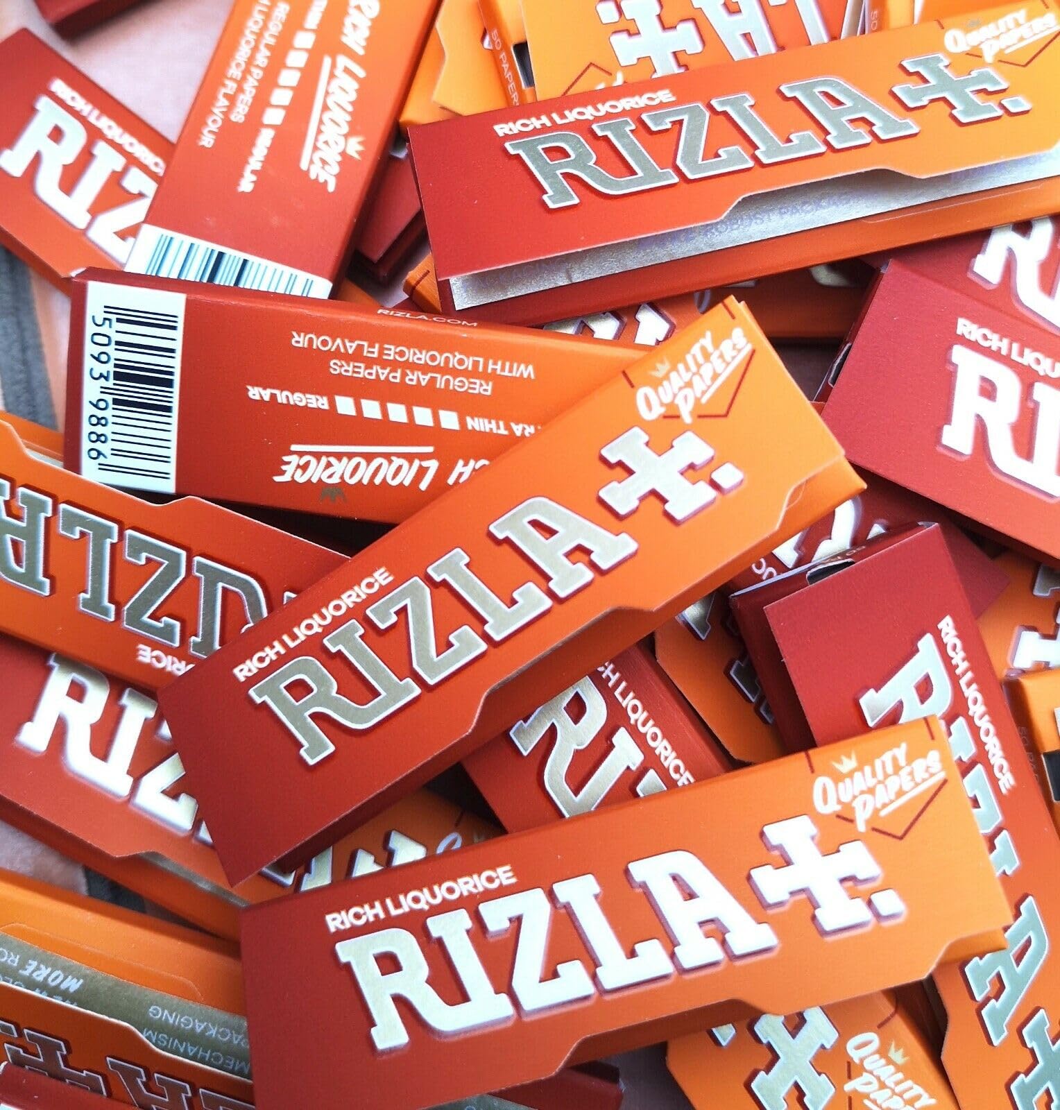 Rizla Zwykłe papiery lukrecyjne 50 paczek/broszury