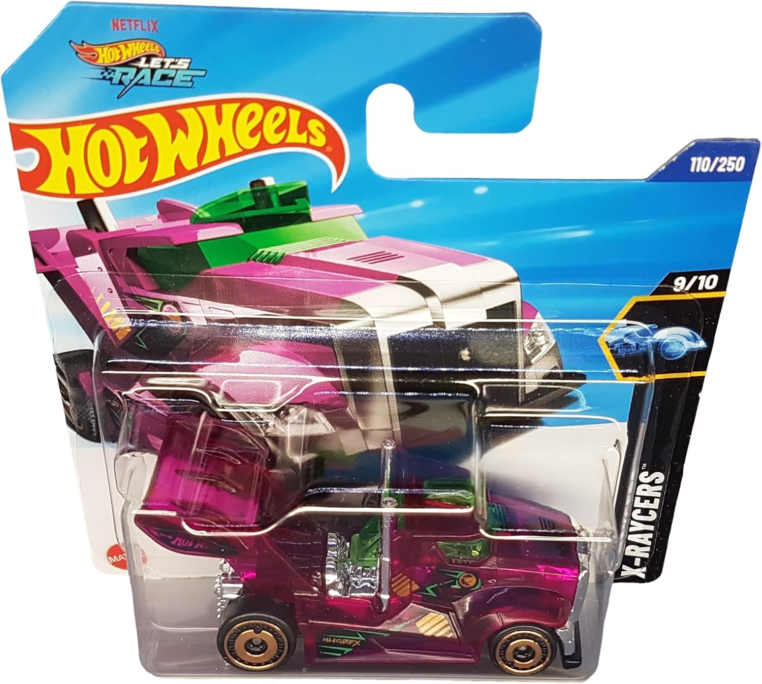 Hot Wheels - Rig Storm - X-Raycers 9/10 - JBC24 - Short Card - Netflix Let's Race - TH Treasure Hunt - Mattel 2025 - 1:64