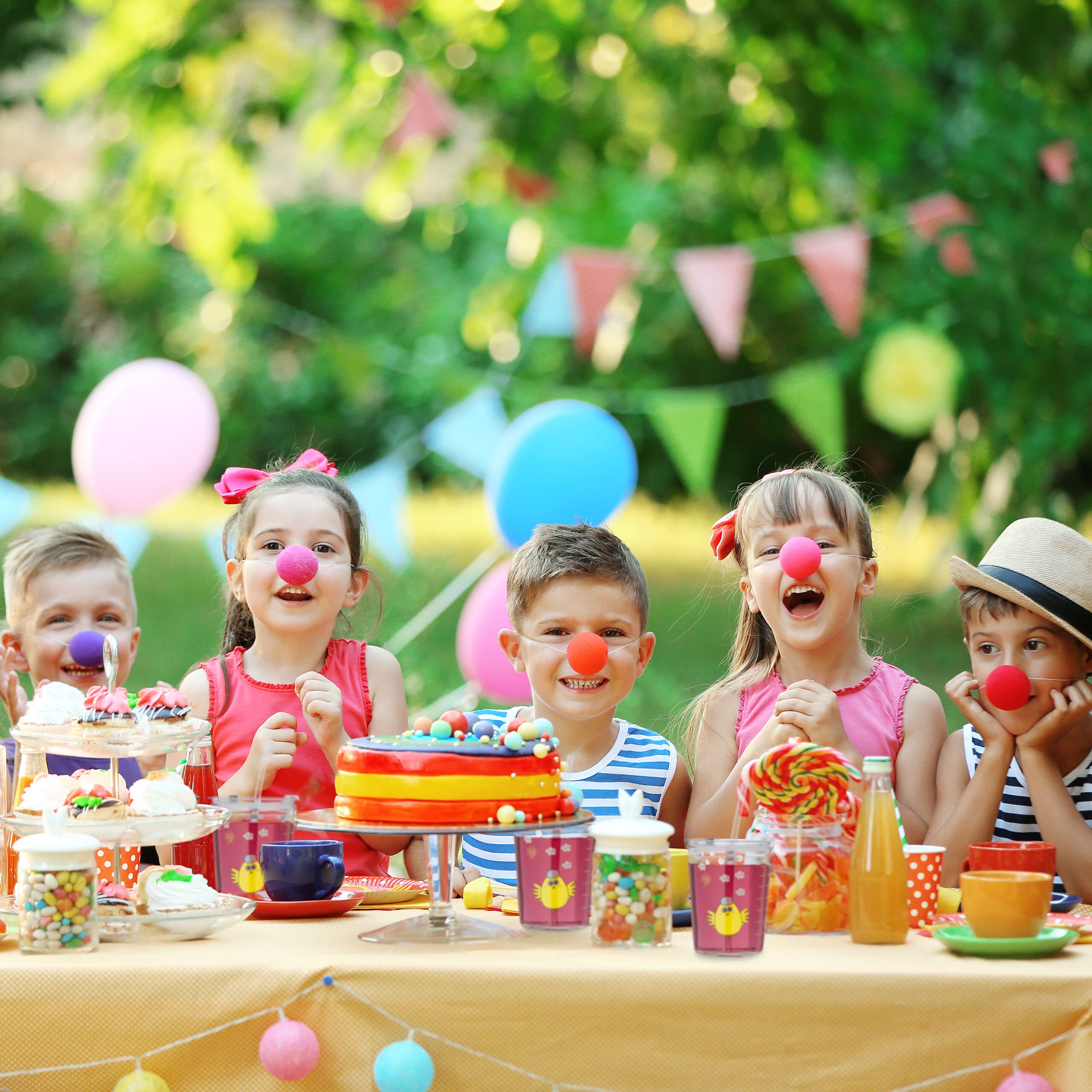Relaxdays Set da 2 Tazze per Bambini, Vetro, Silicone, ABS, con Cannuccia, Manico e Tappo, 400 ml, Pulcino, Trasparente