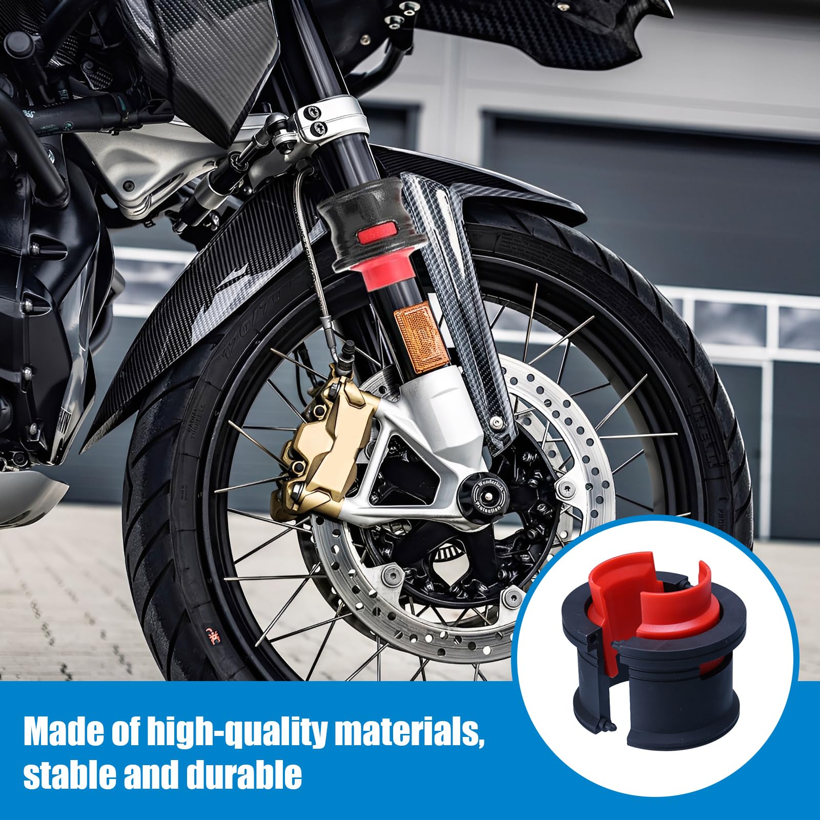 Set di 14 guarnizioni universali per moto, set di attrezzi per moto, 35 mm, 36 mm, 40 mm, 41 mm, 42 mm, 43 mm, 45 mm, 46 mm, 47 mm, 48 mm, 49 mm, 50 mm