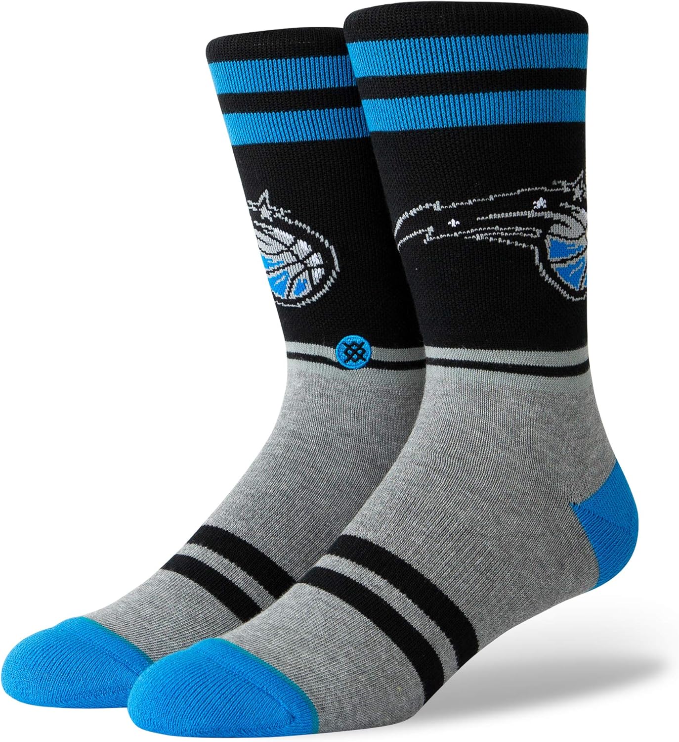 Stance M558D18ORL Men's City Gym Magic Socks, Black - L (9-12)