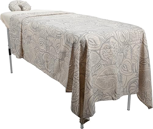 Vista 15 de ForPro Professional Collection Premium Microfiber 3-Piece Set,Ultra-Light, Stain and Wrinkle-Resistant, Includes Massage Flat Sheet, Massage Fitted