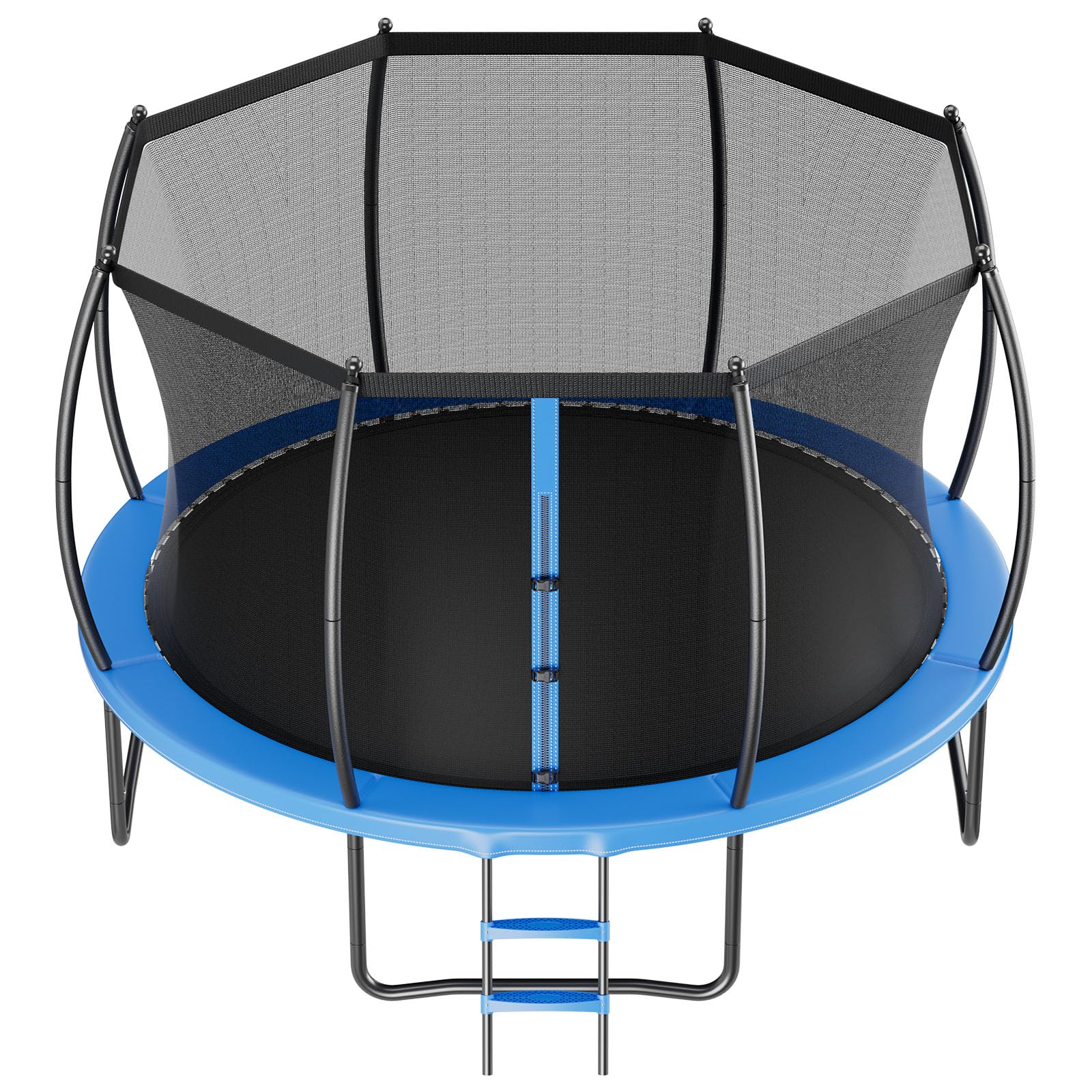 VEVOR Trampolín de Exterior 427 x 260 cm, Cama Elástica Infantil con Red de Protección y Almohadilla Gruesa, Capacidad Máxima de 204 kg, Trampolín al Aire Libre, Regalo de Cumpleaños para Niños