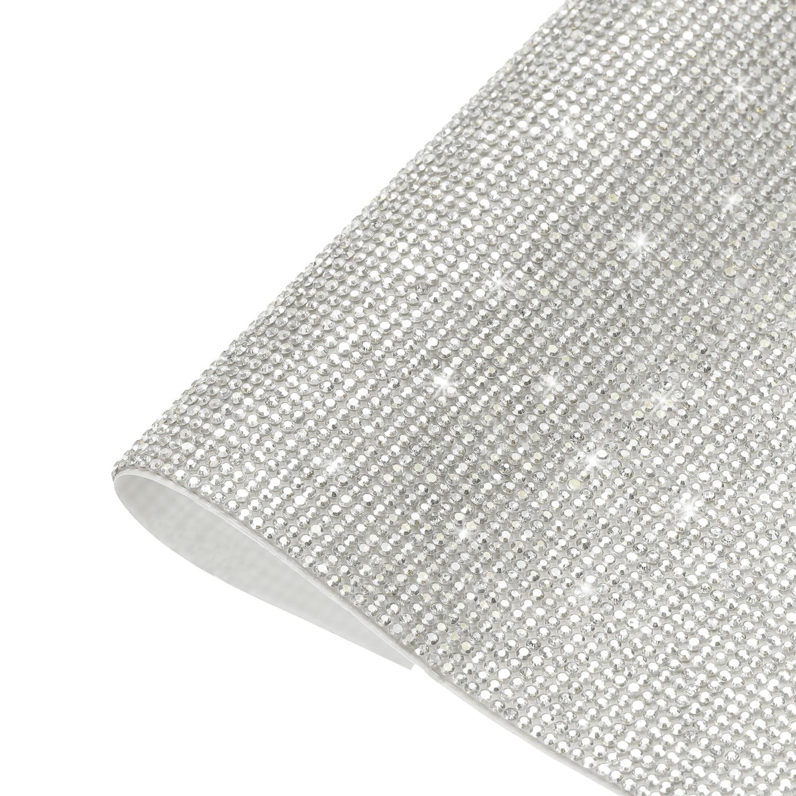 Feuille de strass en cristal autocollant blanc contre la deco terne de votre voiture ou habit