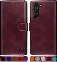 Vista 17 de SUANPOT para Samsung Galaxy S23 +/ Plus Funda tipo cartera con bloqueo RFID, soporte para tarjetas de crédito, funda protectora de libro tipo flip