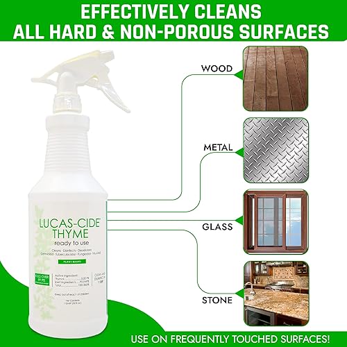 Miniatura 6 de Limpiador multiusos listo para usar, suministros de limpieza esenciales para el hogar para la higiene diaria, spray desinfectante con aroma a