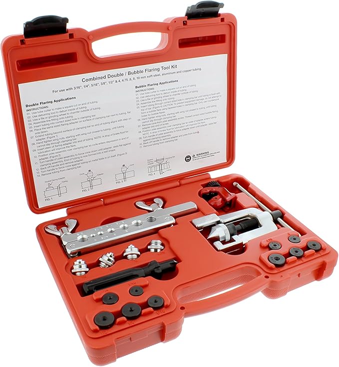 Abn Bubble Flare Tool & Double Flaring Kit Tubing Bender Flare Tool