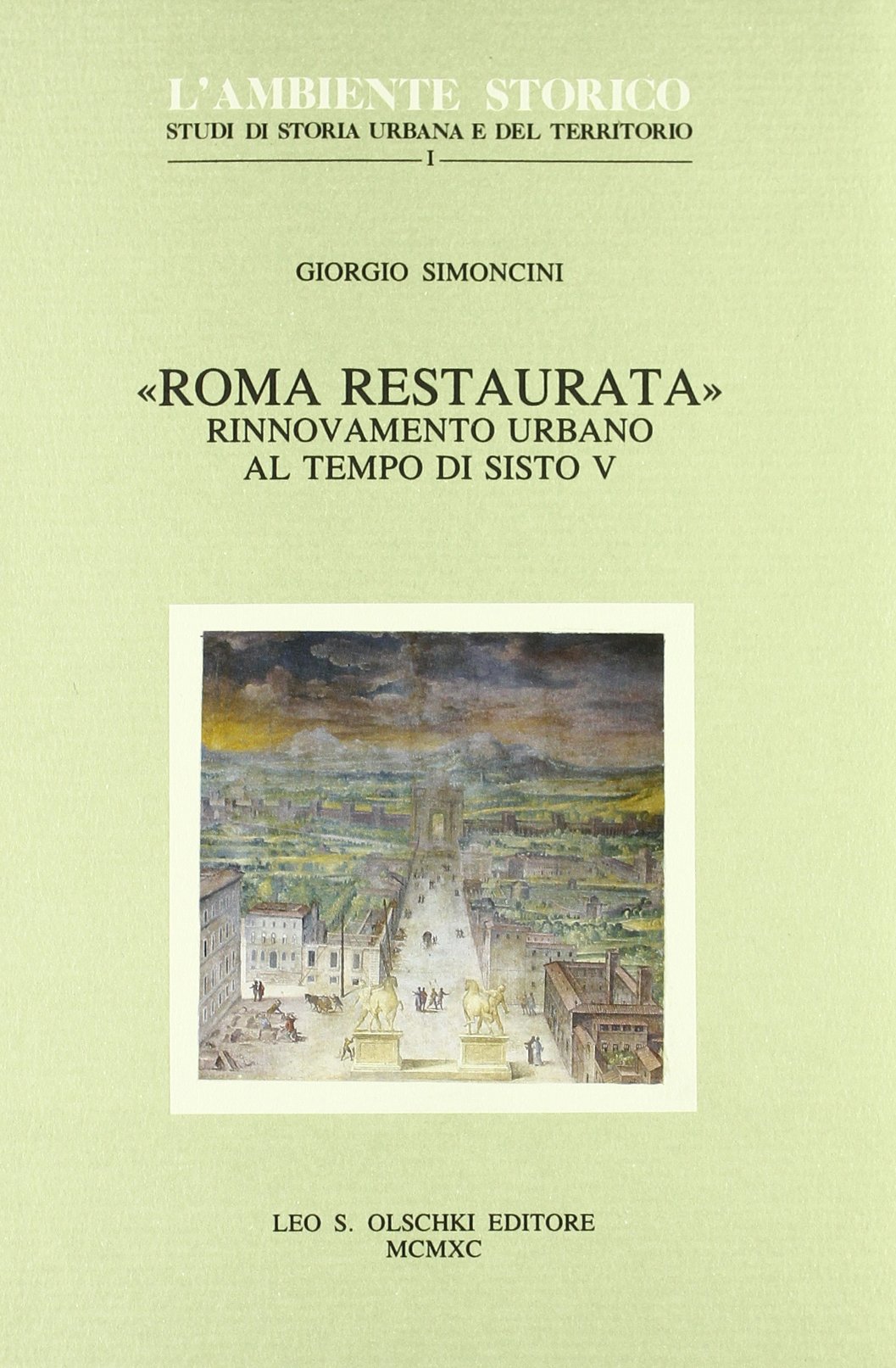 Roma Restaurata livre d'histoire et d'architecture romaine en édition reliée