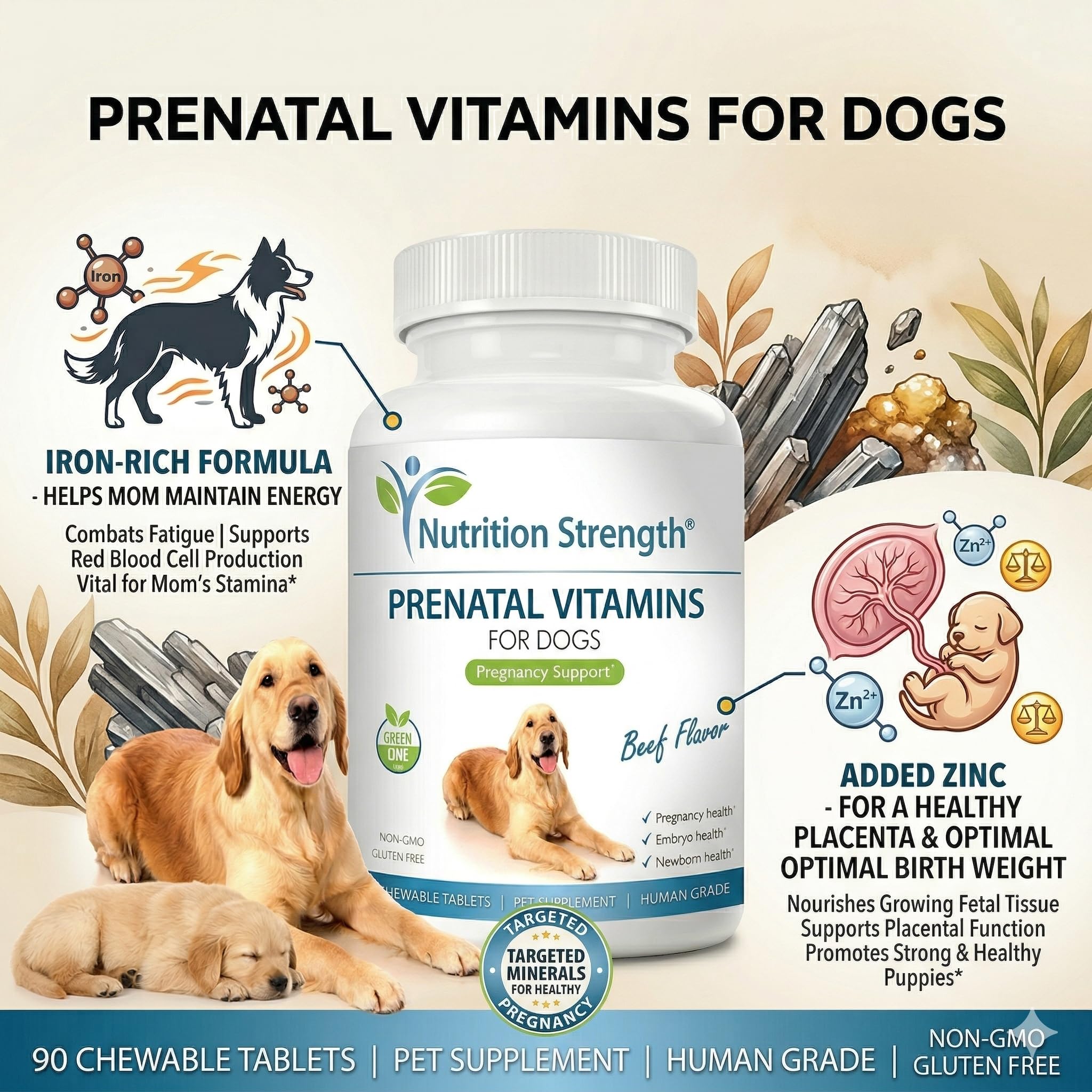 Dog Prenatal Vitamins & Postnatal Lactation Support — Amazon image 6