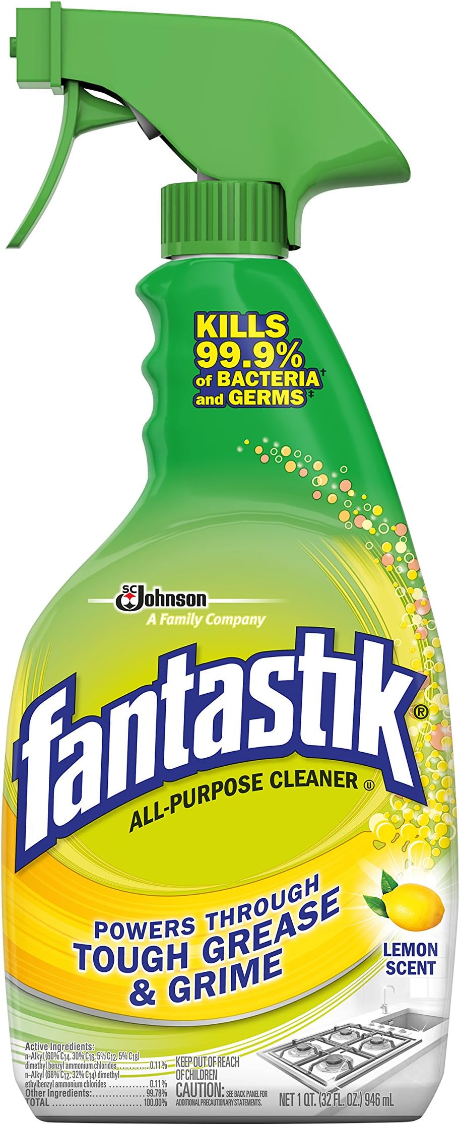All-Purpose Cleaner Trigger, Lemon Scent, 32 fl oz, Pack of 3