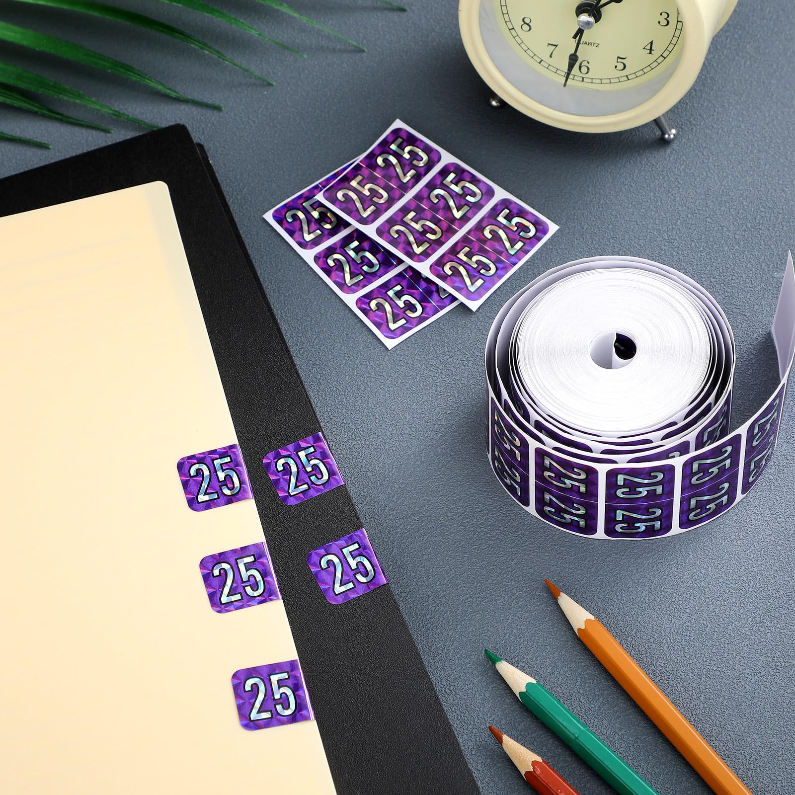 Small Business Coffee Roaster 1000 Pcs 2026 Year Stickers - Color Coded ...