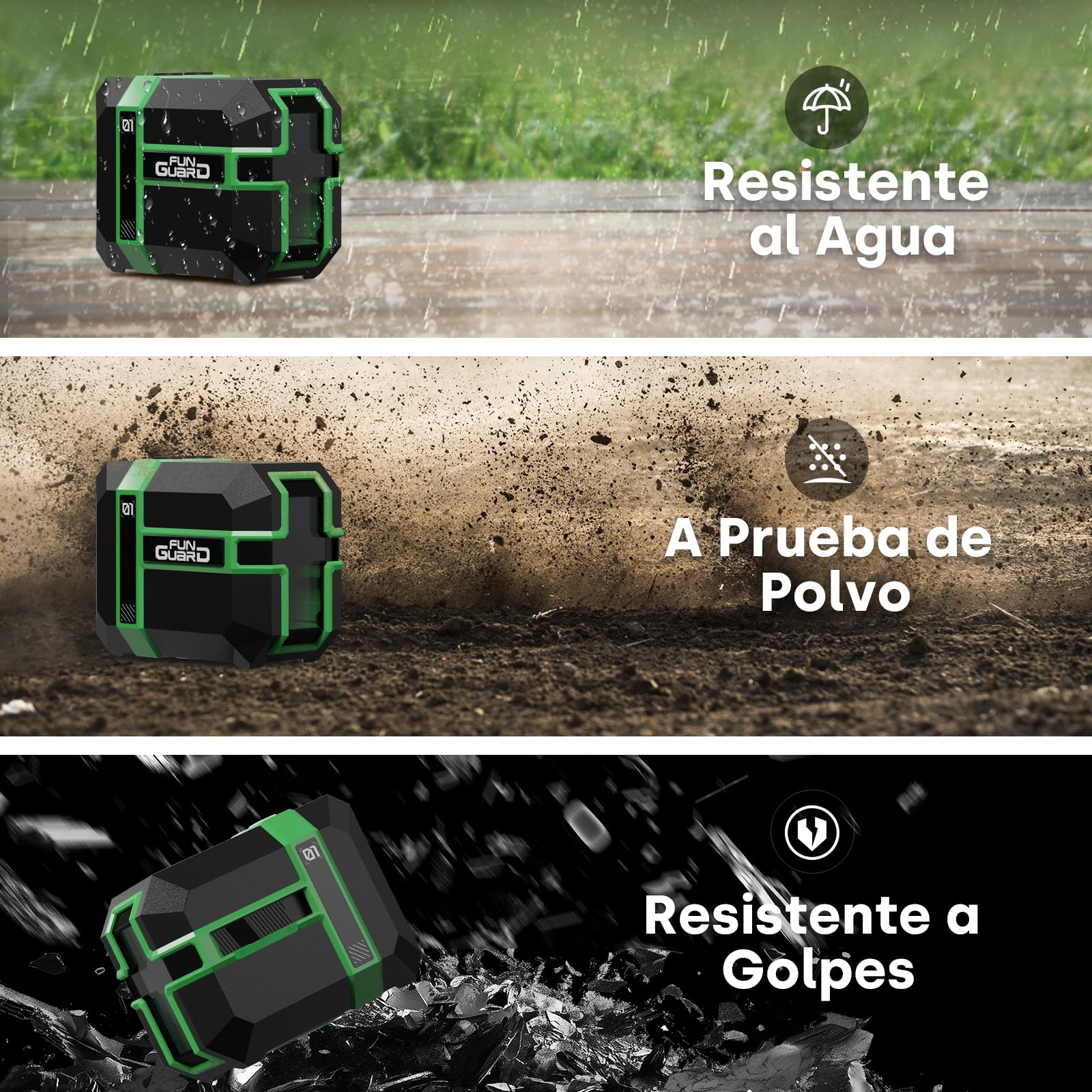 Nivel Láser Autonivelante con Tripode, Verde Módulo Láser Dual 50M, 3 Modos Conmutables Horizontal/Vertical, Modo Pulso, Carga USB, IP54 para Obras de Construcción,DIY