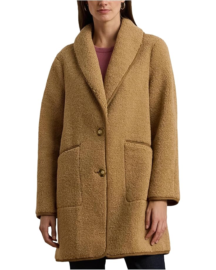Lauren Ralph Lauren Sherpa W Trim 2 Bttn - Main View