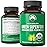 Organic Super Greens 150 Capsules - Green Juice Superfood Supplement with 25 All Natural Organic Ingredients. Max Energy and Detox Super Food Pills with Spirulina, Spinach, Kale, Turmeric, Probiotics