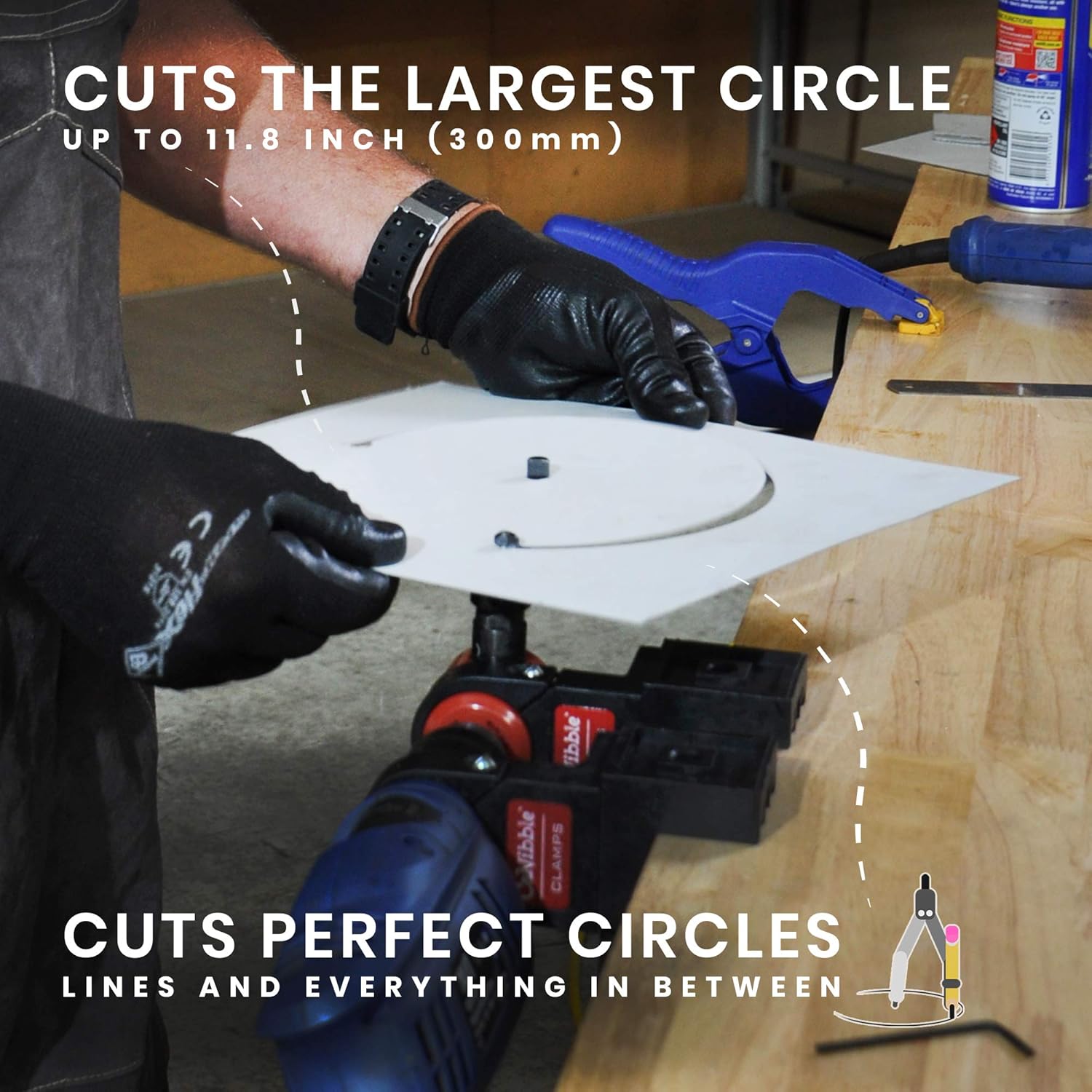 Buy 2 get 3 CaNibble Bundle - Nibbler, 2 Bench Mounting Clamps, 3 Punches, 1 Die & FREE Circle Cutting Attachment. Australian Made Best Seller CaNibble Bundle - Nibbler, 2 Bench Mounting Clamps, 3 Punches, 1 Die & FREE Circle Cutting Attachment. Australian Made