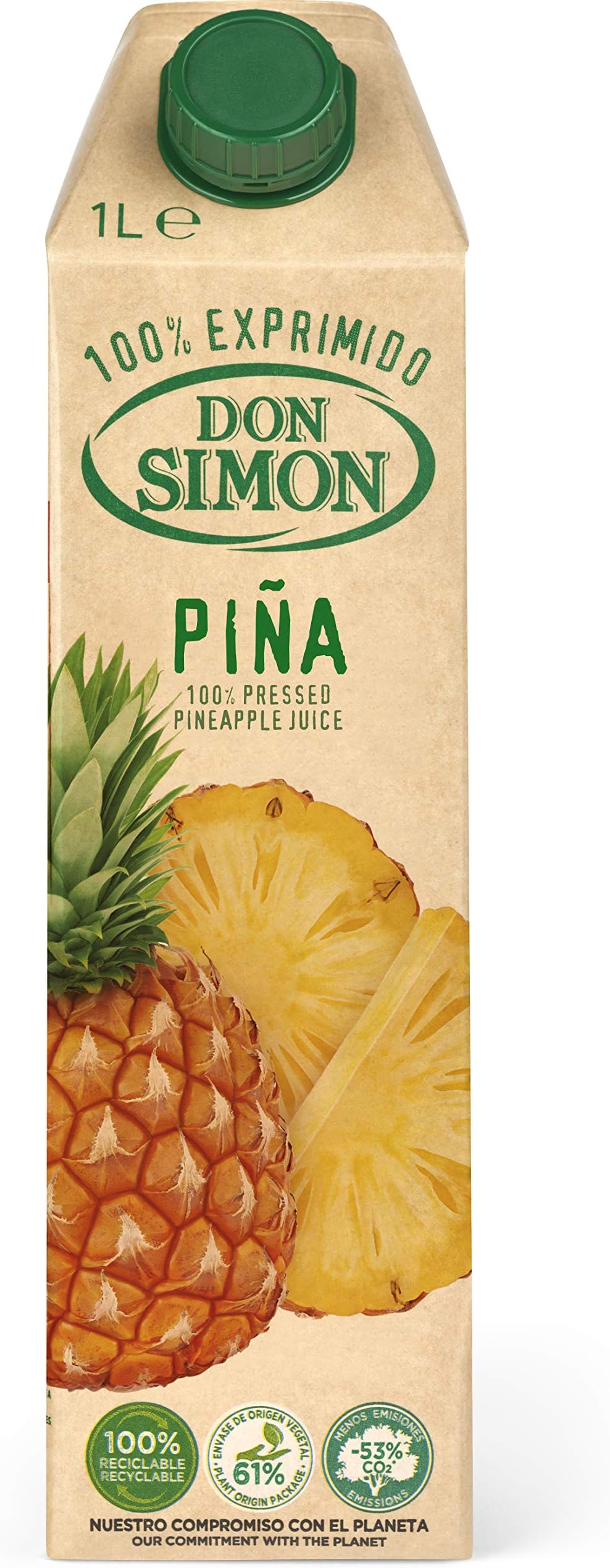Don Simon Pineapple Juice 100% Natural, 1 Litre