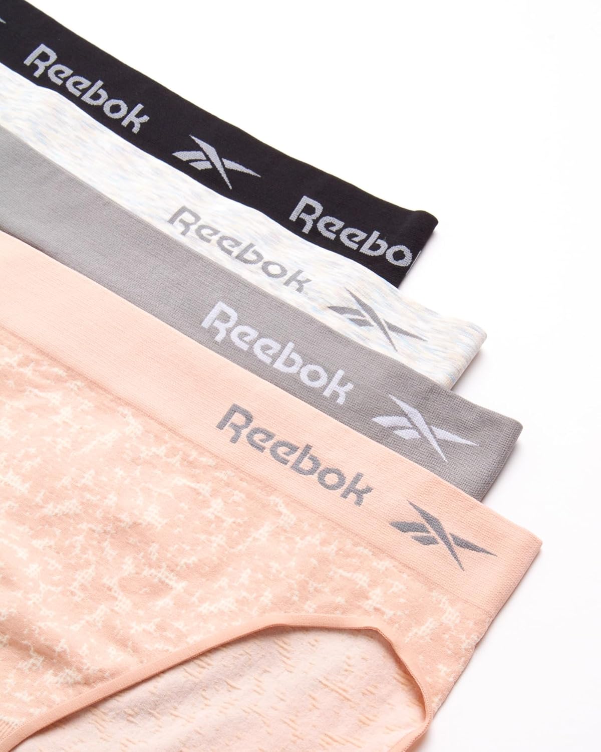 Reebok Womens Briefs Underwear - 4 Pack Breathable Soft Stretch High Cut Mid Waist Panties Underwear for Women (Sizes: S-XL) - Image 3