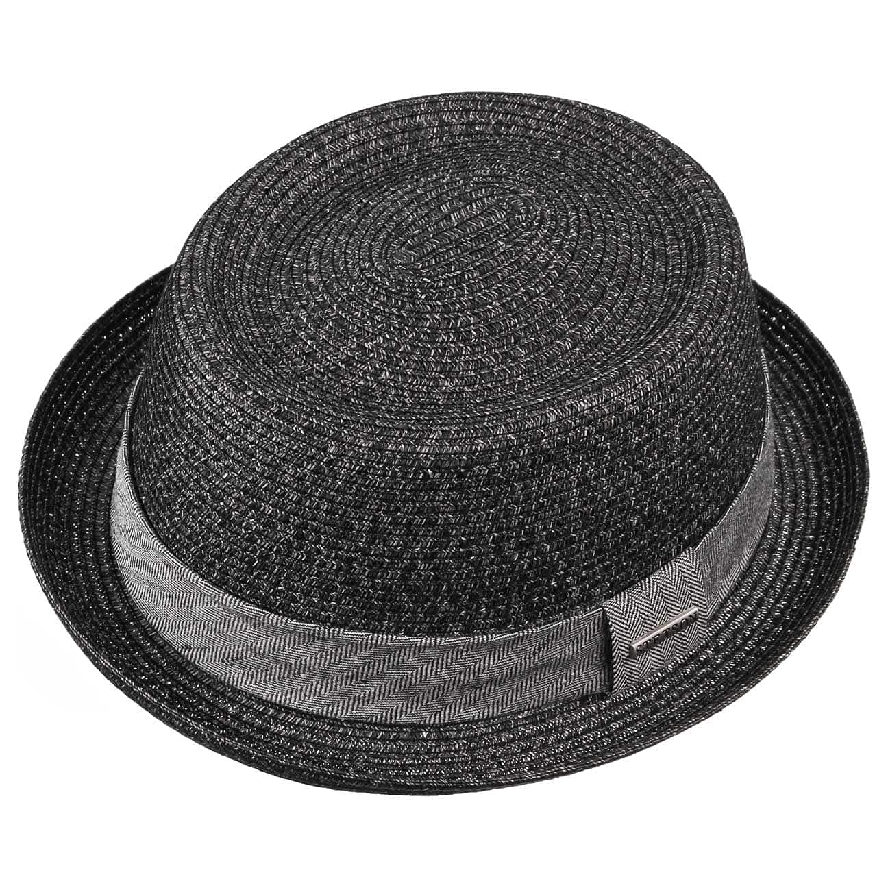 Stetson Robstown Toyo Pork Pie Strohhut meliert UV Schutz 40 Damen Herren