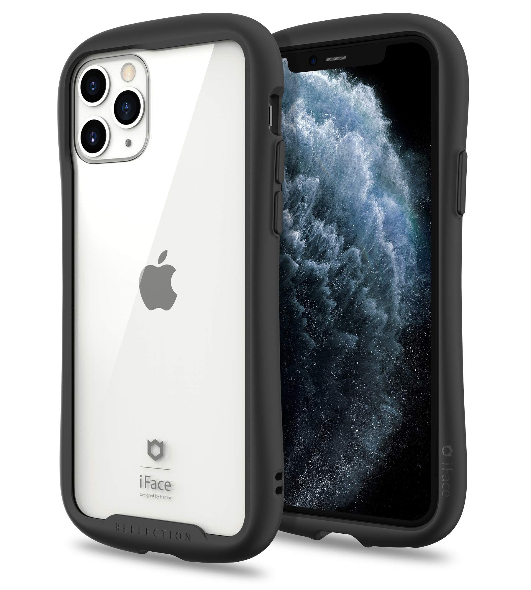 Hamee IFACE REFLECTION CASE IP11 BLACK - iPhone用ケース 