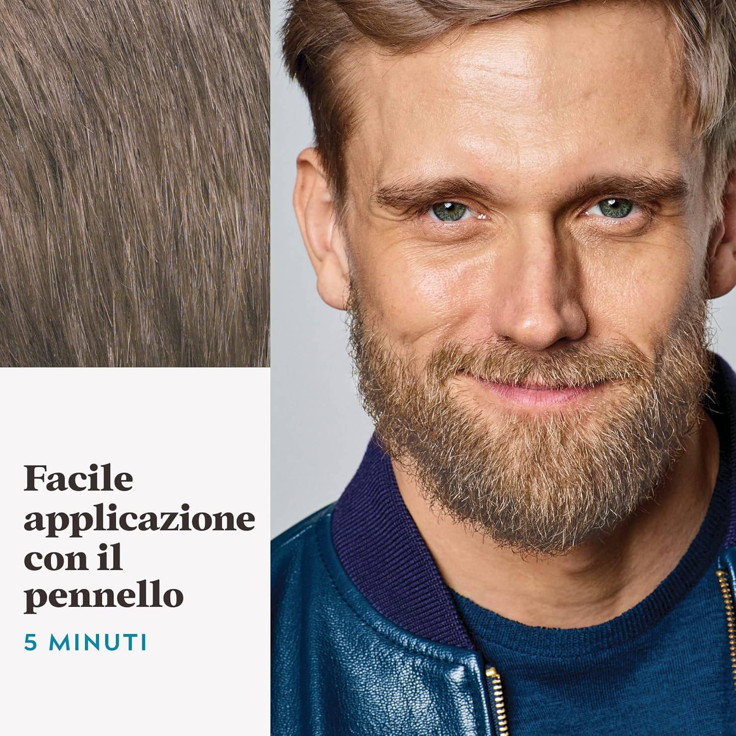 Renee Blanche Colorazione Per Barba E Baffi Tintura Colore Biondo Senza Ammoniaca 2x20 Ml (6, Unità)