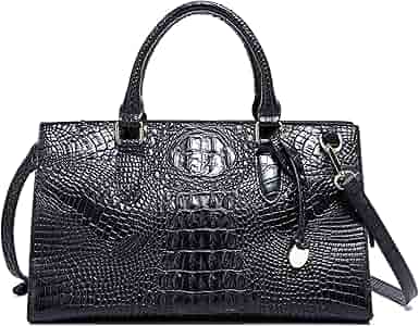 Amazon.com: Makcr Joacbv Crocodile Pattern Gradient Top Handle