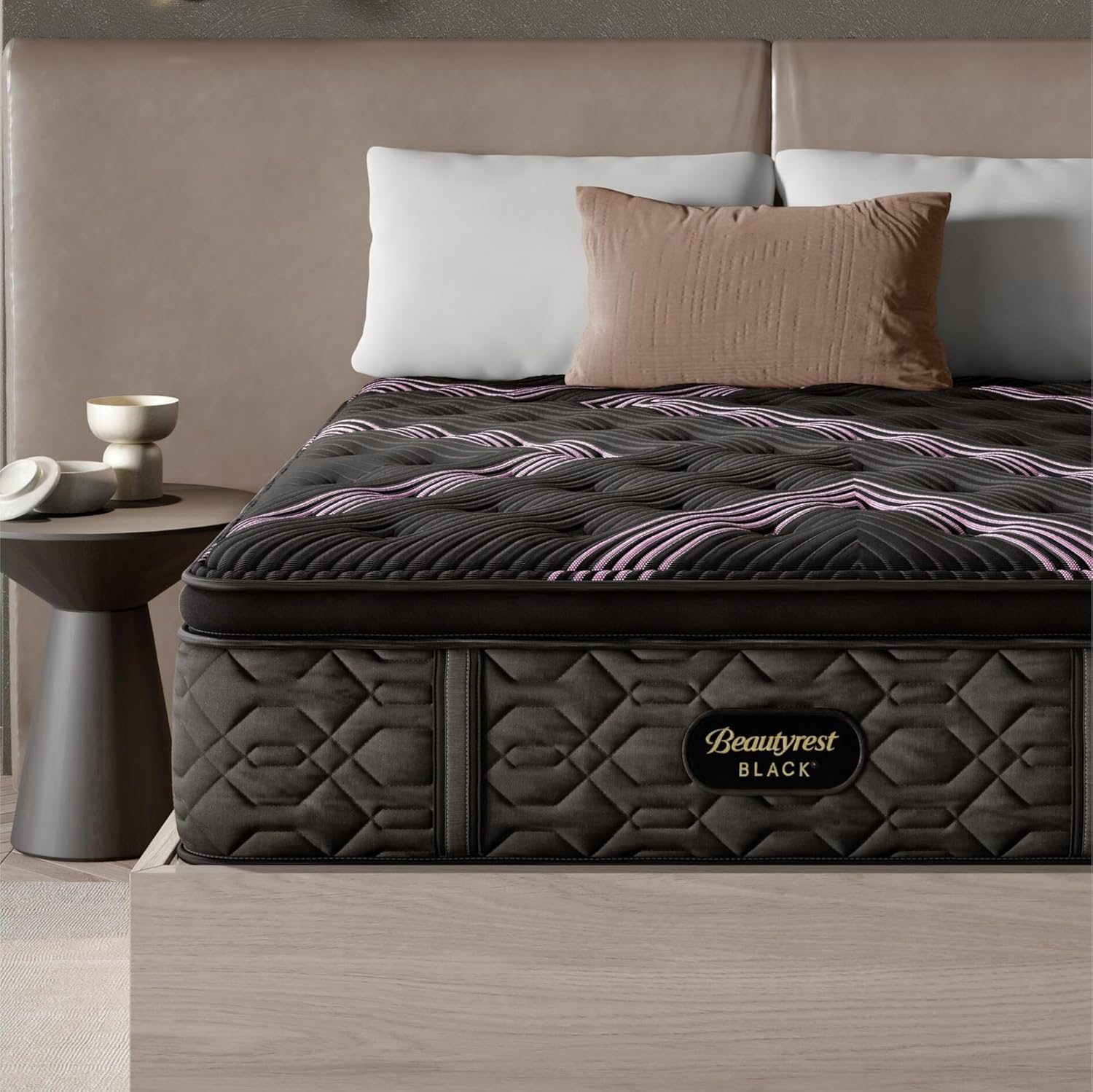 Beautyrest Black Series Two 16.5" Medium Pillow Top King Mattress - Breathable, Cooling, and Supportive - CertiPUR-US Certified, 100-Night Sleep Trial, and 10-Year Limited Warranty