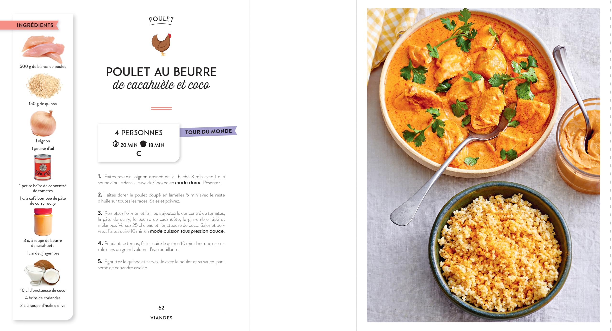 Mes recettes à IG Bas avec Cookeo: 100 recettes pour cuisiner bon et équilibré