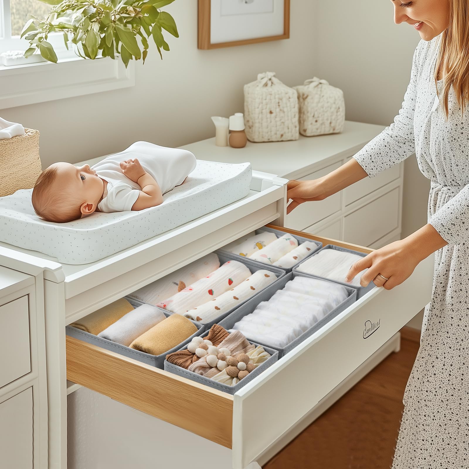 Homsorout 16 Pack Clothes Drawer Organisers - Image 2