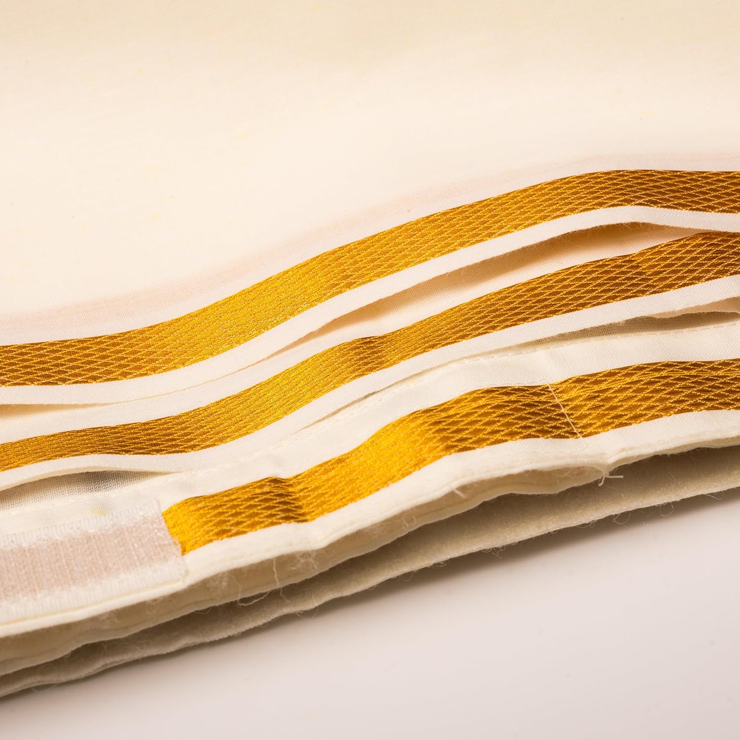 Cotton Dhoti Adjustable Indian traditional Vesti Mundu with Golden Border for Religious Occasion Wedding and Gifting