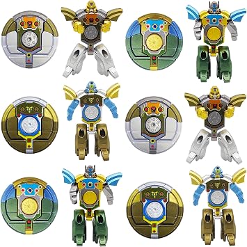 12PCS Transformable Fidget Spinners for Kids Party Favor, Deformable Robot Spinner Fidget Toys, Fingertip Gyros Stress Relief Sensory Toy Stocking Stuffers Bulk Gifts Kids Classroom Prizes