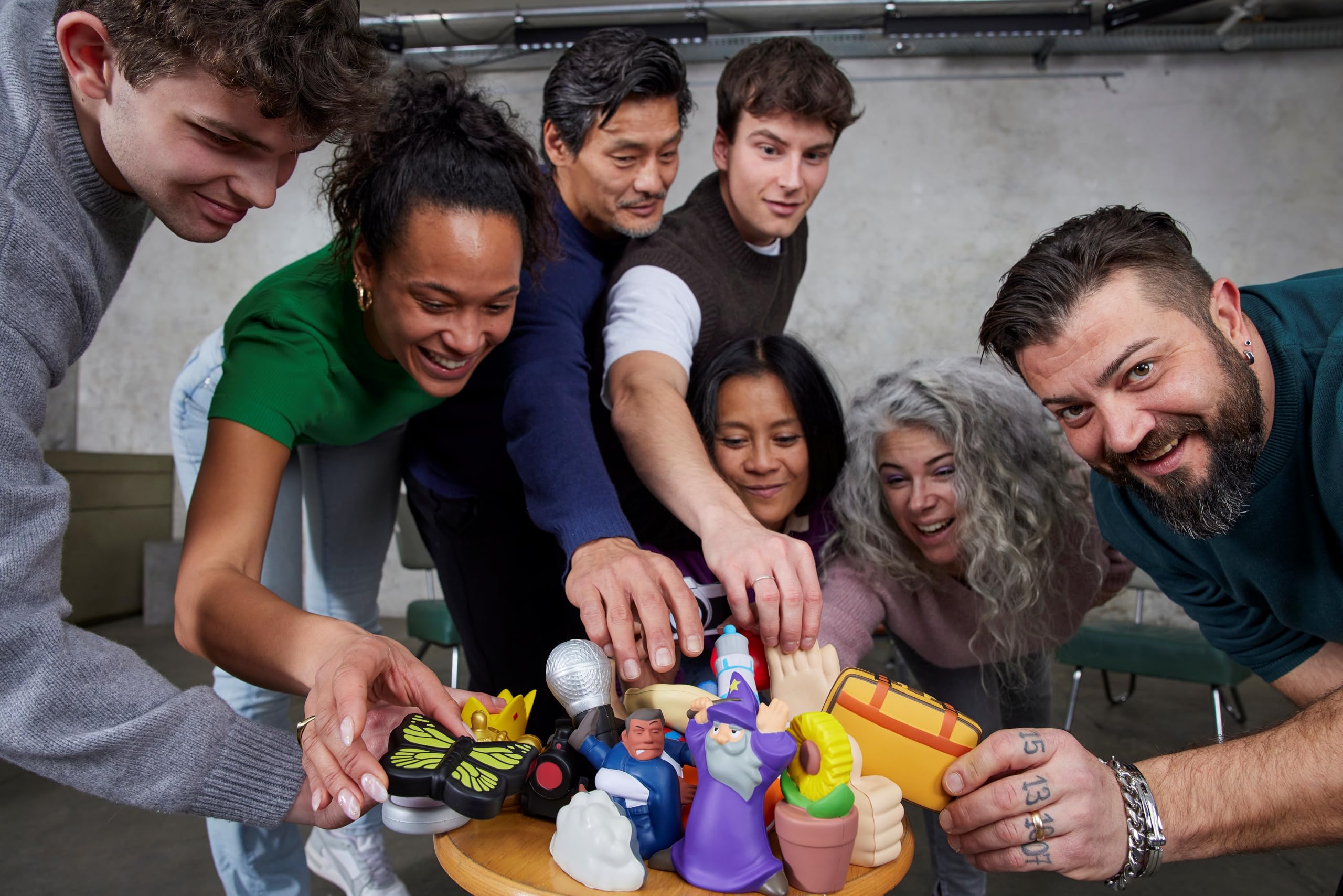 Moderationsbälle Set 3 – Gesprächsschrittmacher für Feedback & Coaching – 7 weiche Kunststoffbälle mit Anleitung – Seminar- und Workshop-Tool