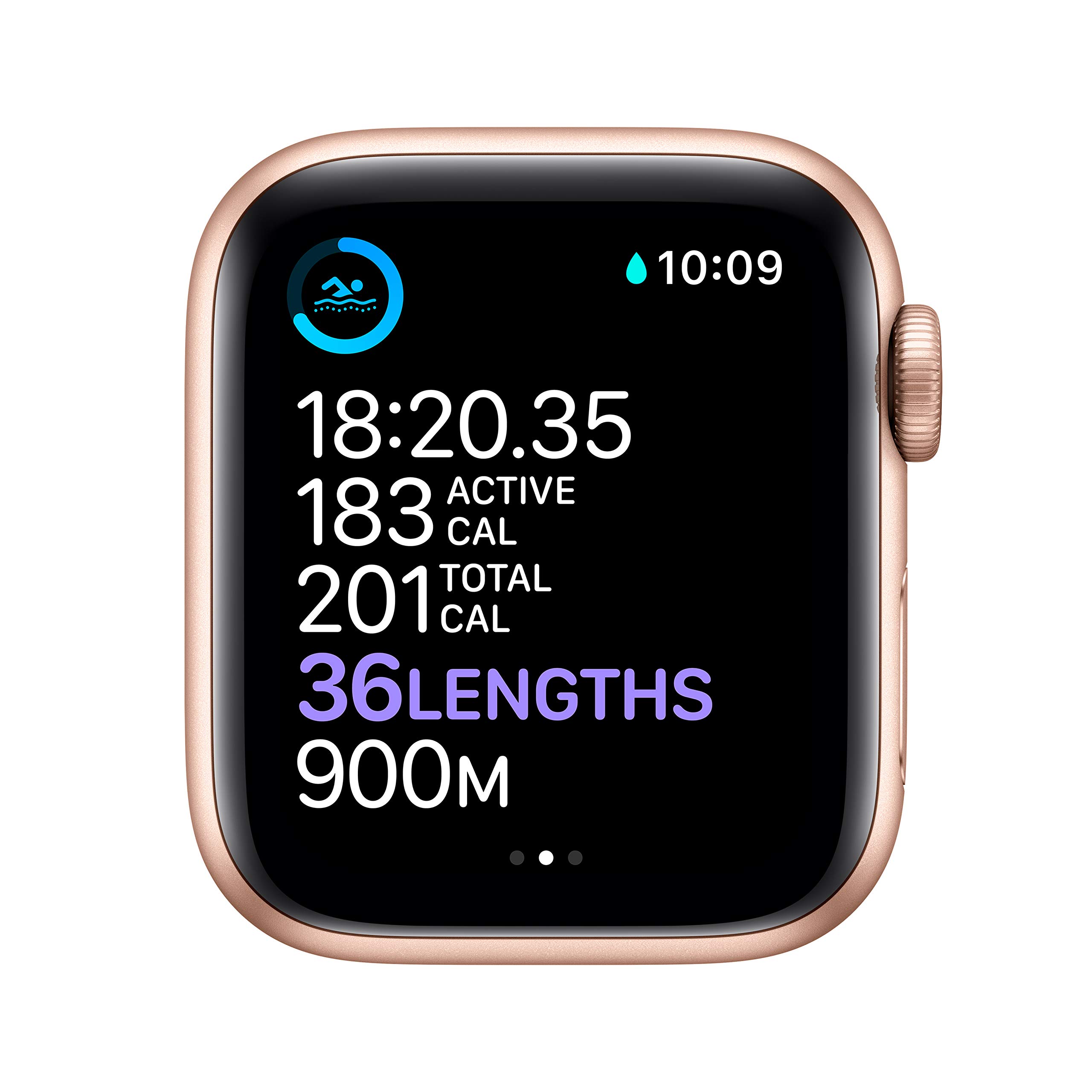 Apple New Watch Series 6 (GPS, 40mm) - Gold Aluminium Case with 