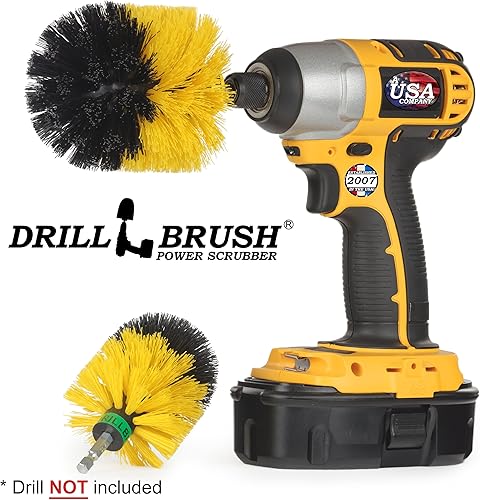 Miniatura 10 de Suministros de limpieza para exteriores - Jardín - Patio - Cubierta - Accesorios de cepillo de cerdas rígidas - Cepillo giratorio - Baño de pájaros