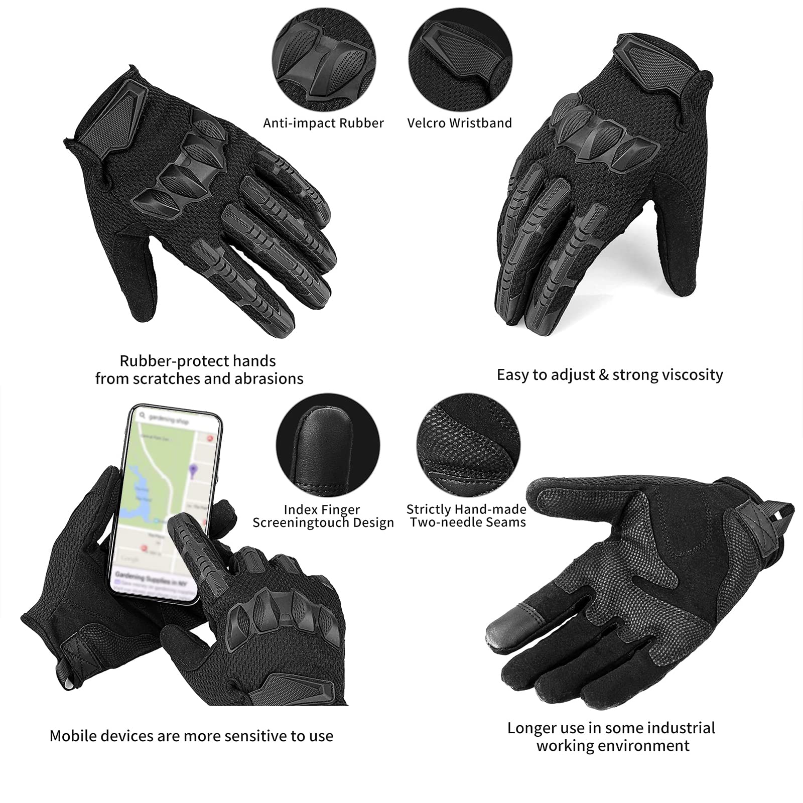 Gants de motocycliste. Motorcyclist gloves. | G.b.r