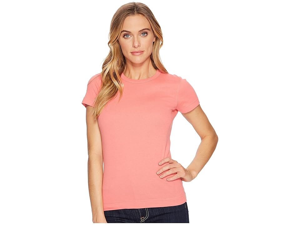 

Three Dots Kennedy Short Sleeve Crew (Watermelon) Women's T Shirt