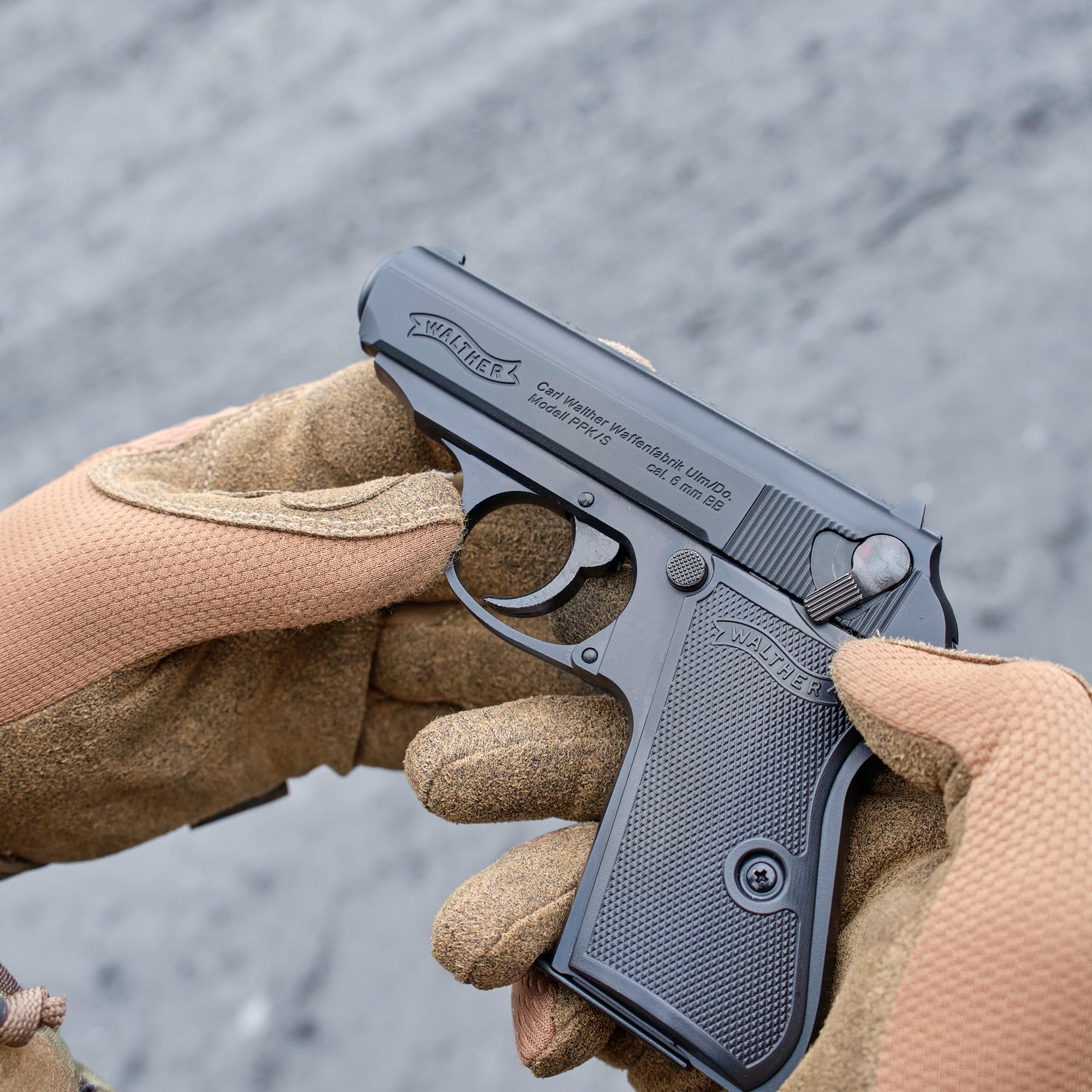 Walther WA25007 PPK/S - Pistola Softair, Nero, Taglia Unica