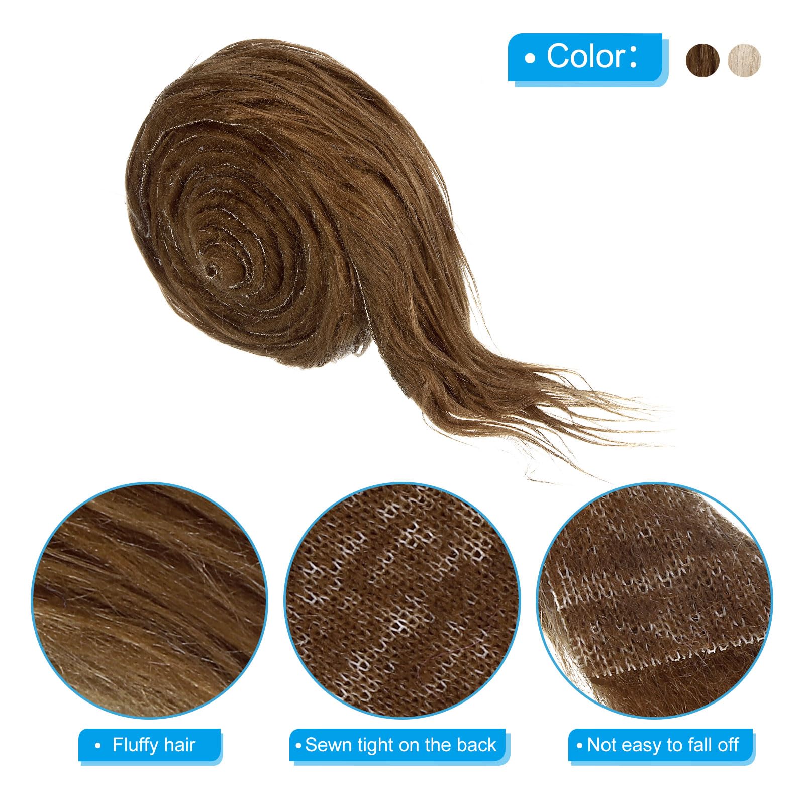 PATIKIL Plush Faux Fur Fabric Precut Strips - Image 4