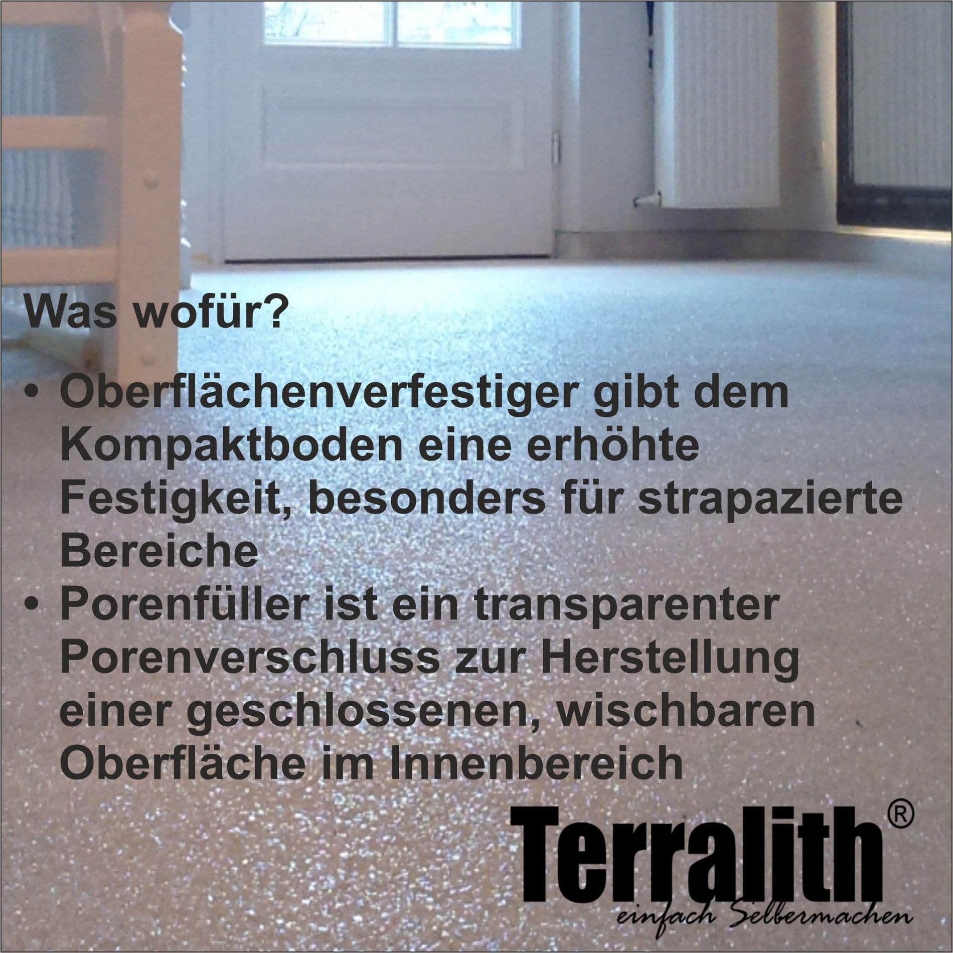 Terralith Kompaktboden natura für 2 qm