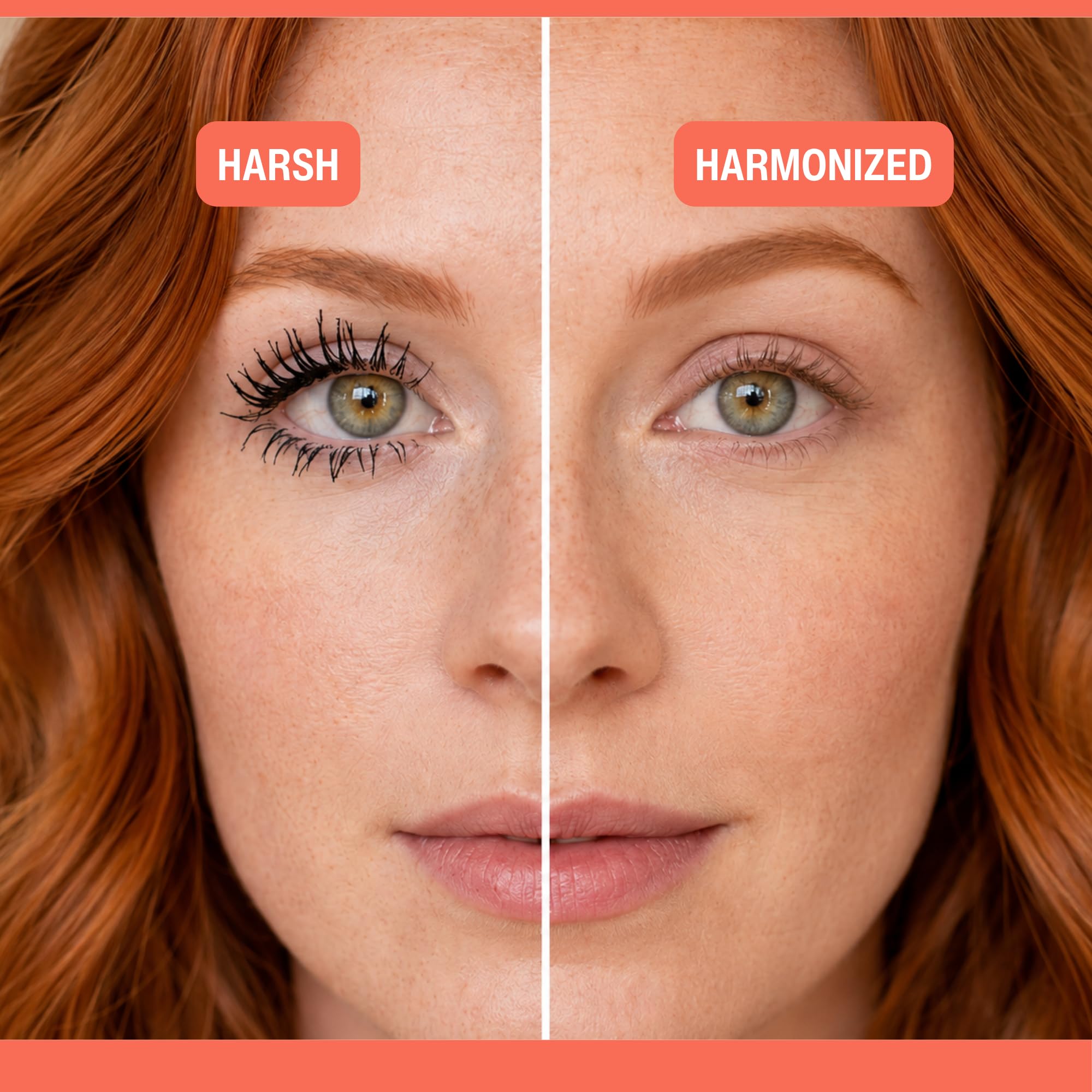 's Vegan Gingerlash Redhead tusz do rzęs, jasnobrązowy tusz do rzęs dla rudych i blondynek (prawdziwy imbir)