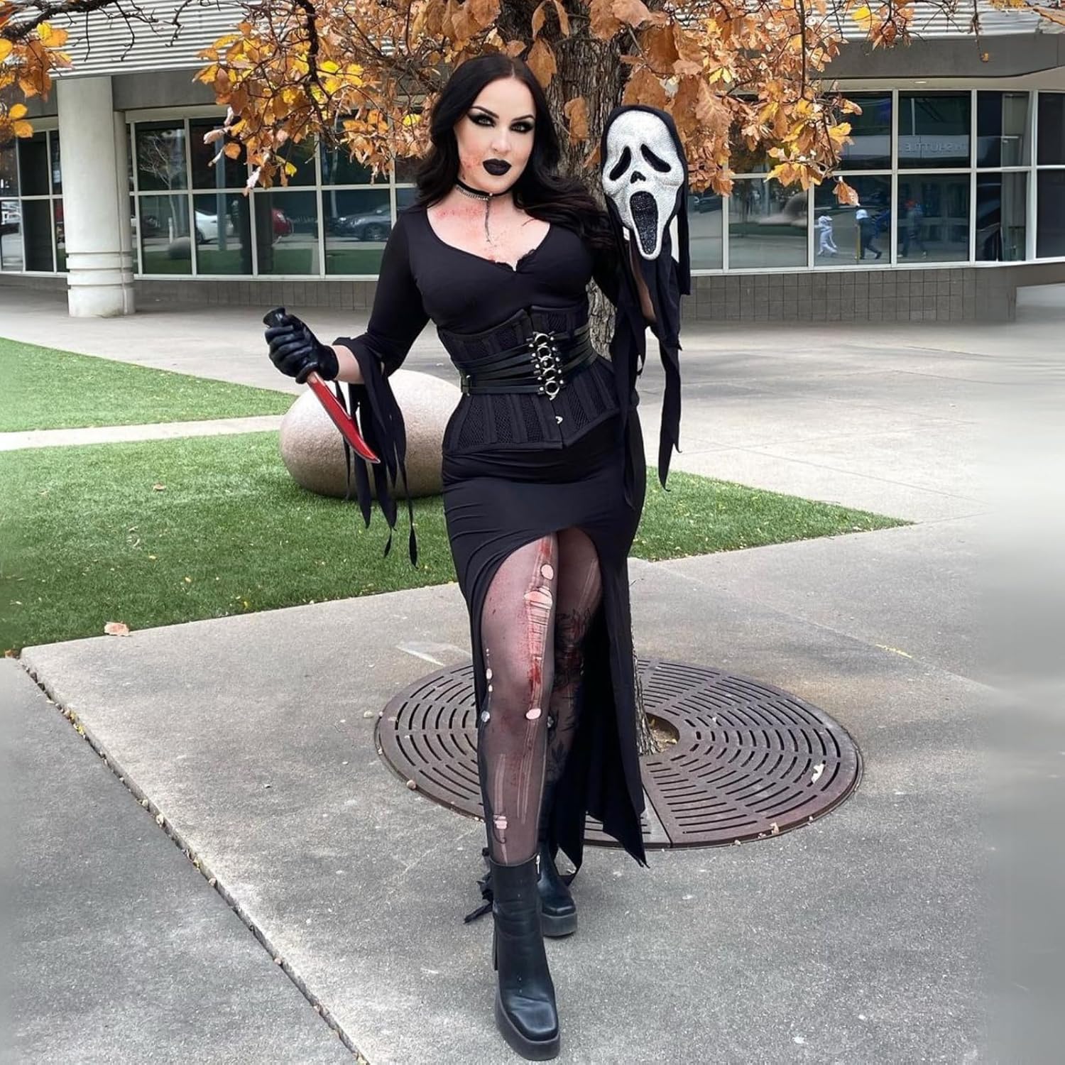 Leg Avenue Women's Gothic Costume Dress - Image 5