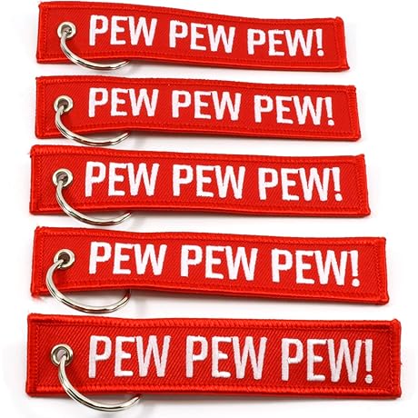 PEW PEW PEW! - Chamber Flag/Key Chain