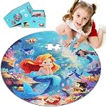DIGOBAY Canada Map Puzzle, 70 Piece Canada Puzzles pour les enfants de 4 à 12 ans, Jumbo Round US Géografie Puzzle Educational Learning Toys Cadeau pour les enfants Garçon ou fille