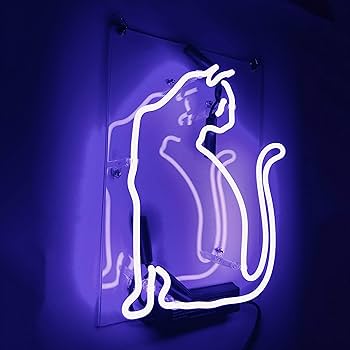 Amazon.co.jp: 猫 ネオンサイン ライト CAT NEON SIGN ビール