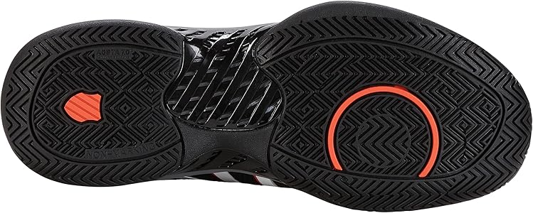 Buy K-Swiss Men's Pickleball Supreme Shoe, Jet Black/Steel Gray