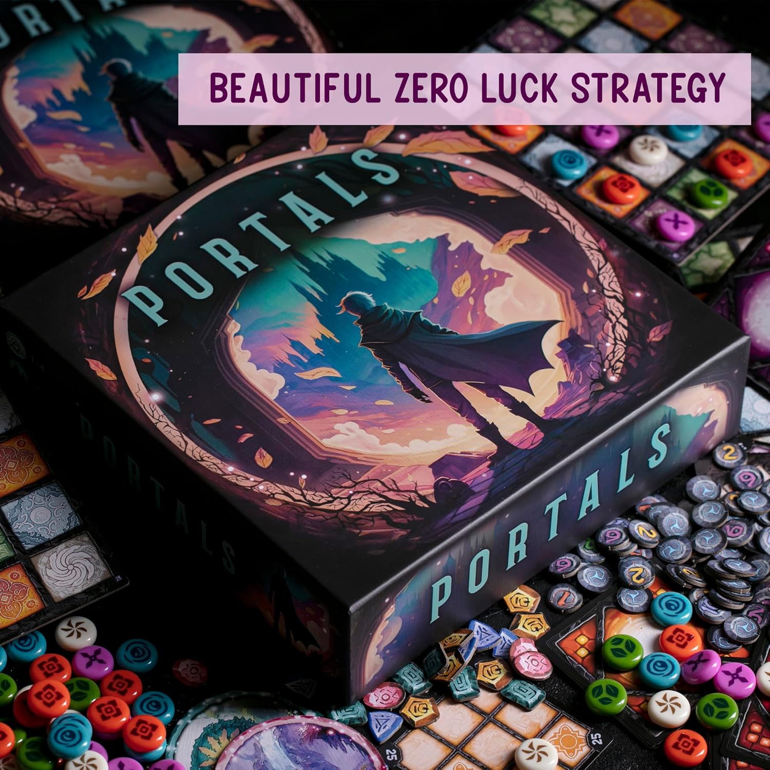 CrowD Games | Portals Board Game | Abstract Strategy Game | Spatial Reasoning | High Player Interaction on a Shared Board | Versatile Play for 1–4 Players | Ages 10+ | 40–80 Min - Image 2