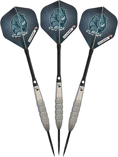 Elkadart Rhino - Dardos con punta de acero de tungsteno (80% con estuche de almacenamiento)